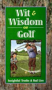 Cover of: Wit and Wisdom of Golf