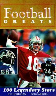 Cover of: Football greats