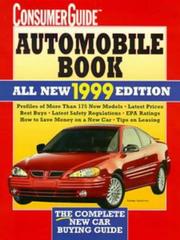 Cover of: Automobile Book 1999 (Automobile Book) by Consumer Guide editors