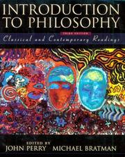 Cover of: Introduction to philosophy | 