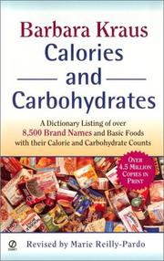 Cover of: Barbara Kraus' calories and carbohydrates by Barbara Kraus