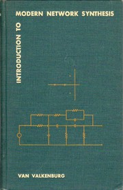 Cover of: Introduction to modern network synthesis.