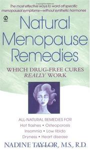 Cover of: Natural menopause remedies: which drug-free cures really work