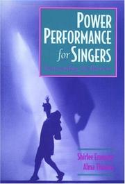 Cover of: Power performance for singers: transcending the barriers