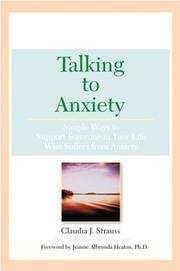 Cover of: Talking To Anxiety