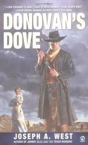 Cover of: Donovan's dove by Joseph A. West