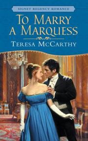 Cover of: To Marry a Marquess