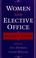 Cover of: Women and Elective Office