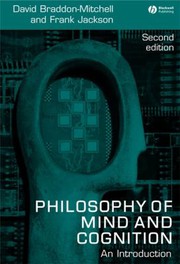 Cover of: The philosophy of mind and cognition by David Braddon-Mitchell
