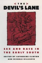 Cover of: The Devil's Lane: Sex and Race in the Early South