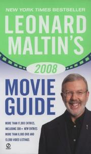 Cover of: Leonard Maltin's 2008 Movie Guide (Leonard Maltin's Movie Guide (Signet))