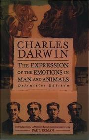 Cover of: The expression of the emotions in man and animals by Charles Darwin