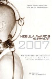 Cover of: Nebula Awards Showcase 2007 (Nebula Awards Showcase)