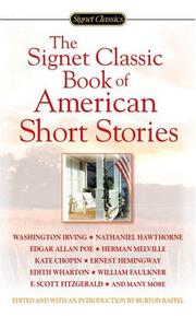 Cover of: Signet Classic Book of American Short Stories by Burton Raffel