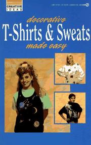 Cover of: Decorative T-shirts & sweats made easy