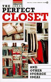 Cover of: perfect closet and other storage ideas | Debra Melchior