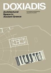 Cover of: Architectural space in Ancient Greece