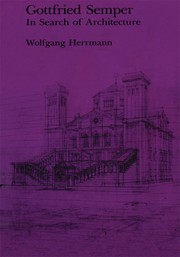 Cover of: Gottfried Semper: in search of architecture