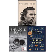 Cover of Greenlights, Shuggie Bain and The Midnight Library 3 Books Collection Set