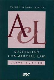Cover of: Australian commercial law.