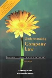 Understanding company law by P. Lipton