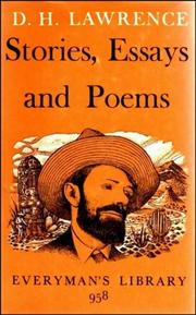 Cover of: D.H. Lawrence's stories, essays, and poems
