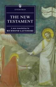 Cover of: The New Testament by Richmond Lattimore