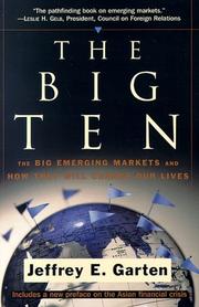 Cover of: The Big Ten by Jeffrey E. Garten