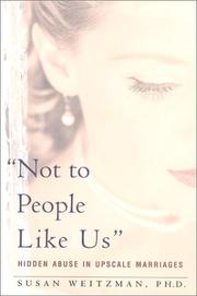Cover of: Not to People Like Us  by Susan Weitzman