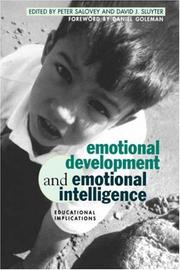 Cover of: Emotional development and emotional intelligence: educational implications