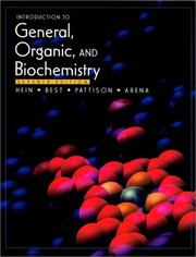 Cover of: Introduction to General, Organic, and Biochemistry