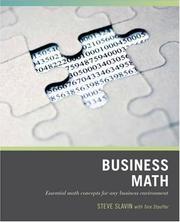 Cover of: Wiley Pathways Business Math by Steve Slavin