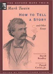 Cover of: How to Tell a Story and Other Essays (1897) (The Oxford Mark Twain) by Mark Twain, Pascal Covici