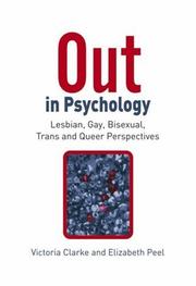 Cover of: Out in Psychology by 