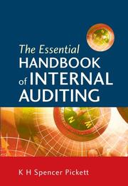 Cover of: The essential handbook of internal auditing