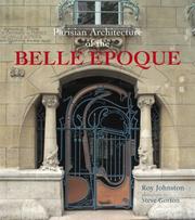 Cover of: Parisian Architecture of the Belle Epoque by R. Johnston