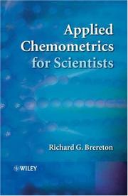 Cover of: Applied Chemometrics for Scientists