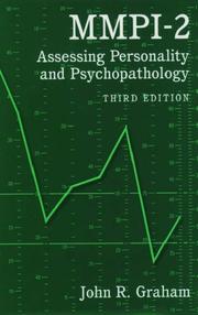 Cover of: MMPI-2: assessing personality and psychopathology
