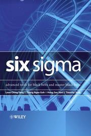 Cover of: Six Sigma: Advanced Tools for Black Belts and Master Black Belts