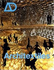 Cover of: Architextiles (Architectural Design)