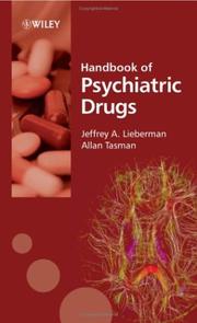 Cover of: Handbook of Psychiatric Drugs