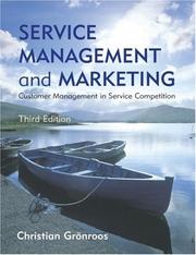 Cover of: Service Management and Marketing by Christian Gronroos