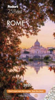 Cover of: Fodor's Rome 25 Best 2020 by Fodor's Travel Guides