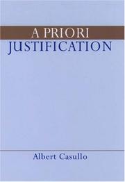 A Priori Justification by Albert Casullo