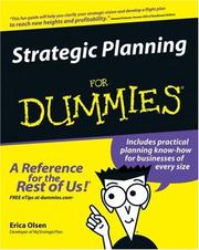 Cover of: Strategic Planning For Dummies