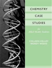 Cover of: Chemistry Case Studies for Allied Health