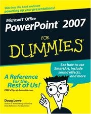 Cover of: PowerPoint 2007 For Dummies (For Dummies (Computer/Tech)) by Doug Lowe