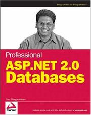 Cover of: Professional ASP.NET 2.0 Databases (Wrox Professional Guides)