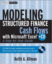 Cover of: Modeling Structured Finance Cash Flows with Microsoft Excel by Keith A. Allman