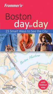 Cover of: Frommer's Boston Day by Day (Frommer's Day by Day) by Marie Morris